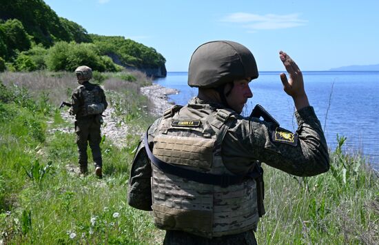 Russia Navy Marine Corps Drills