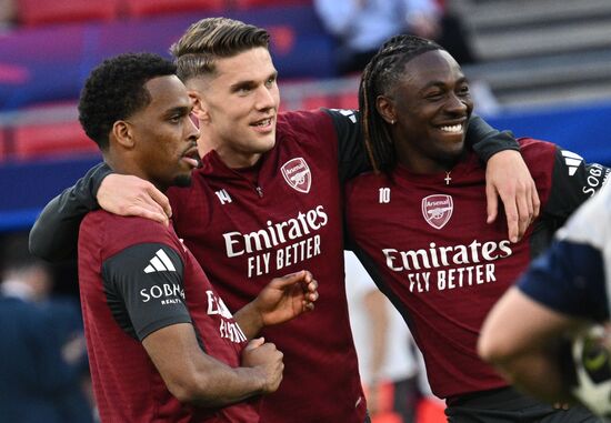 Hungary Soccer Champions League Arsenal Training
