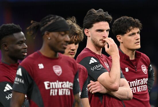 Hungary Soccer Champions League Arsenal Training