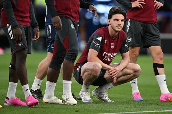 Hungary Soccer Champions League Arsenal Training