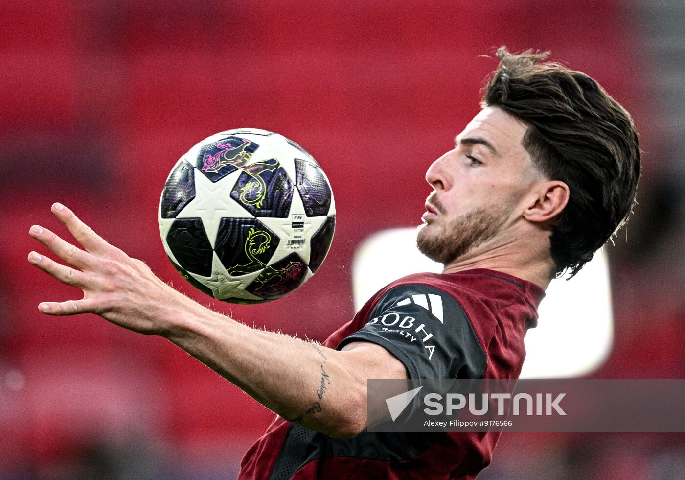 Hungary Soccer Champions League Arsenal Training