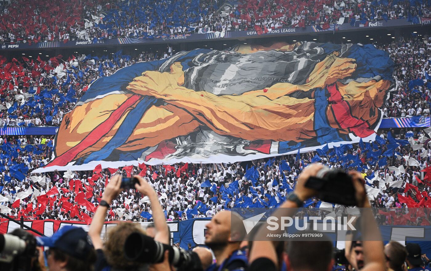 Hungary Soccer Champions League PSG - Arsenal