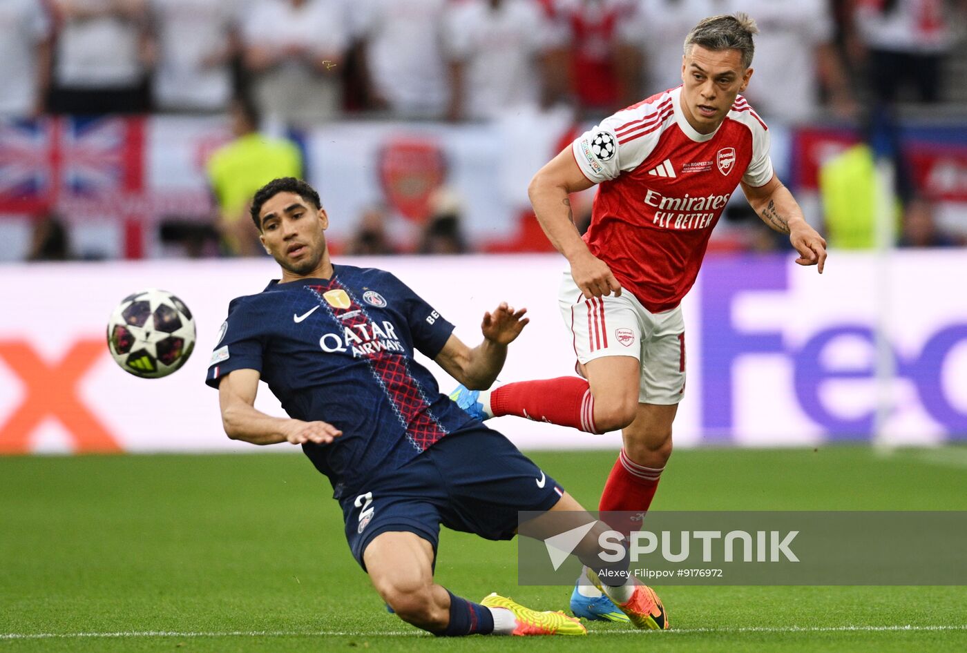 Hungary Soccer Champions League PSG - Arsenal