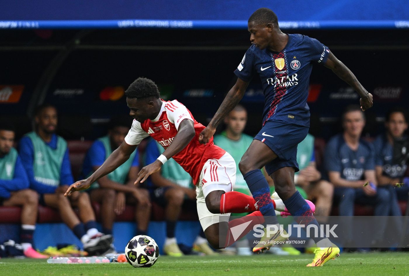 Hungary Soccer Champions League PSG - Arsenal