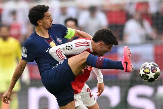 Hungary Soccer Champions League PSG - Arsenal