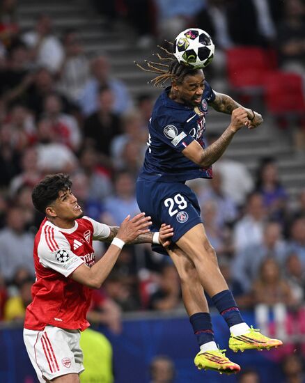 Hungary Soccer Champions League PSG - Arsenal