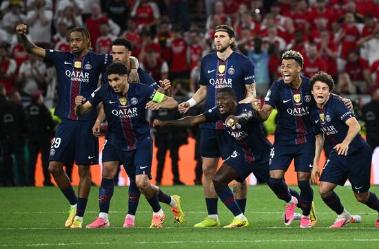 Hungary Soccer Champions League PSG - Arsenal