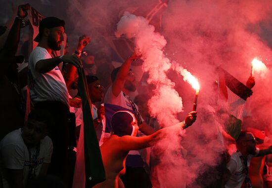 Hungary Soccer Champions League PSG - Arsenal