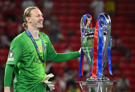 Hungary Soccer Champions League PSG - Arsenal