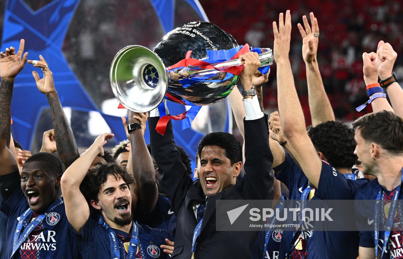 Hungary Soccer Champions League PSG - Arsenal