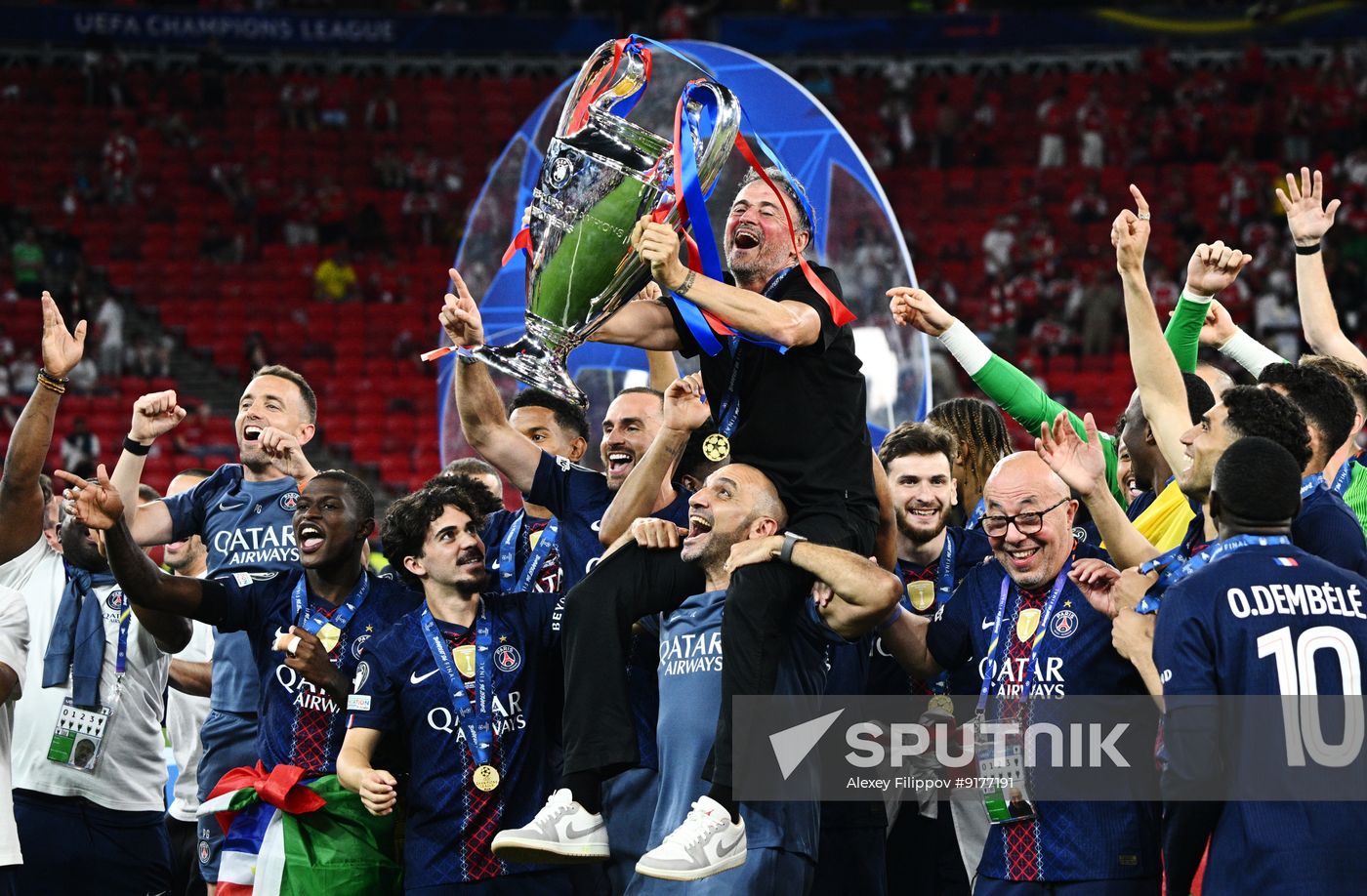 Hungary Soccer Champions League PSG - Arsenal