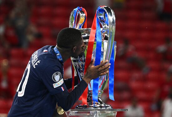 Hungary Soccer Champions League PSG - Arsenal