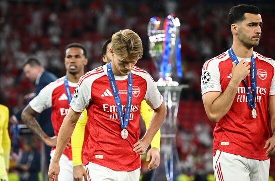Hungary Soccer Champions League PSG - Arsenal