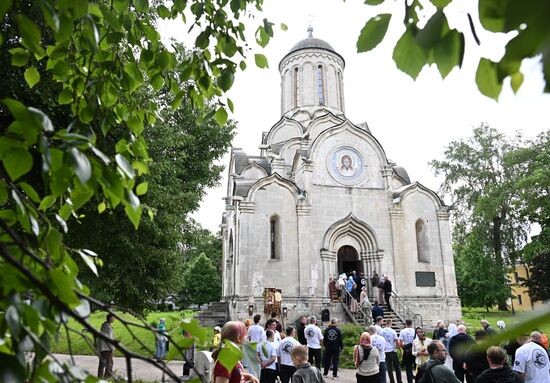 Russia Religion Prince Donskoy Remembrance Day