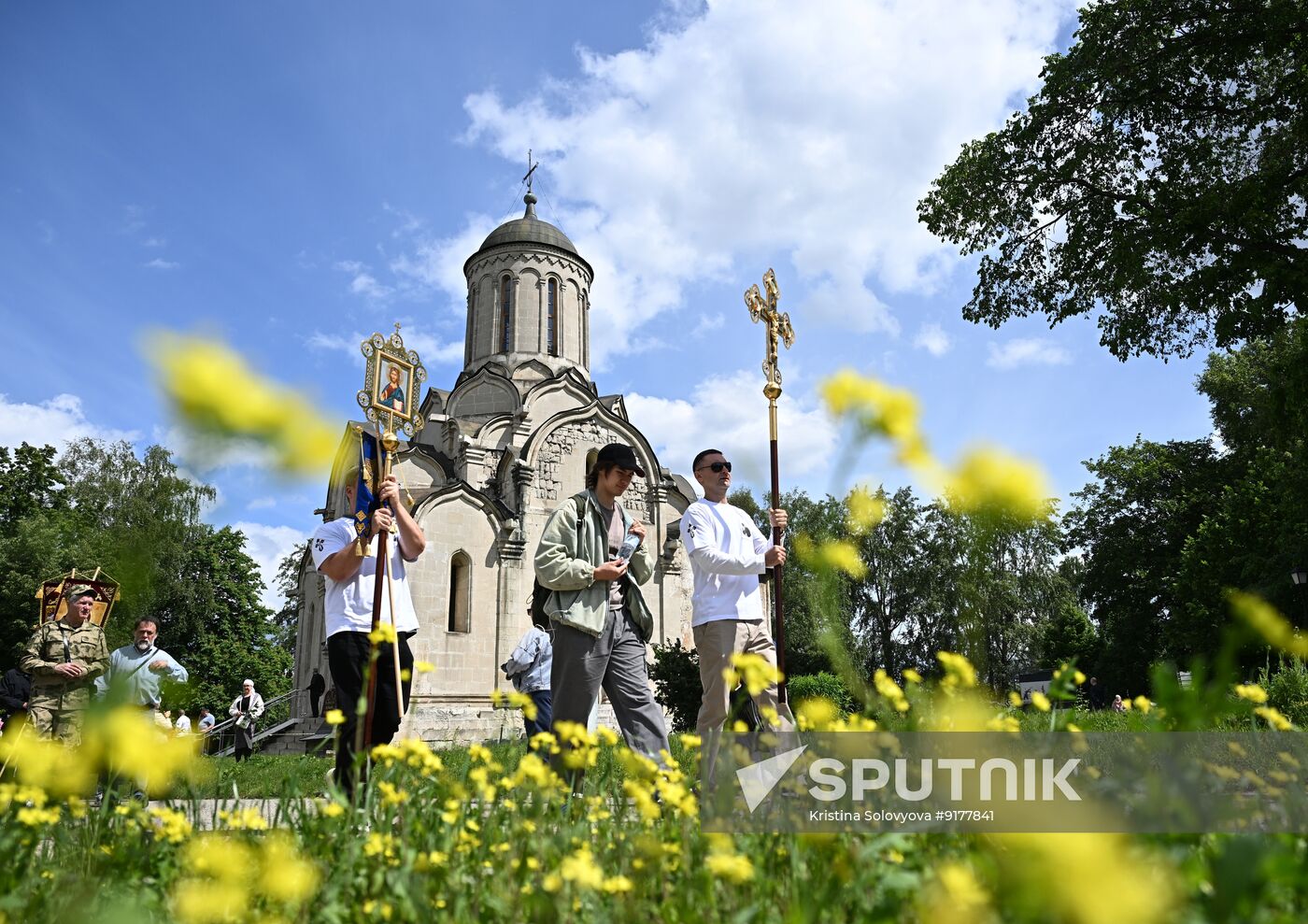 Russia Religion Prince Donskoy Remembrance Day