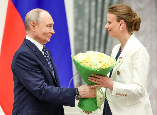 Russia Putin Large Family Parents