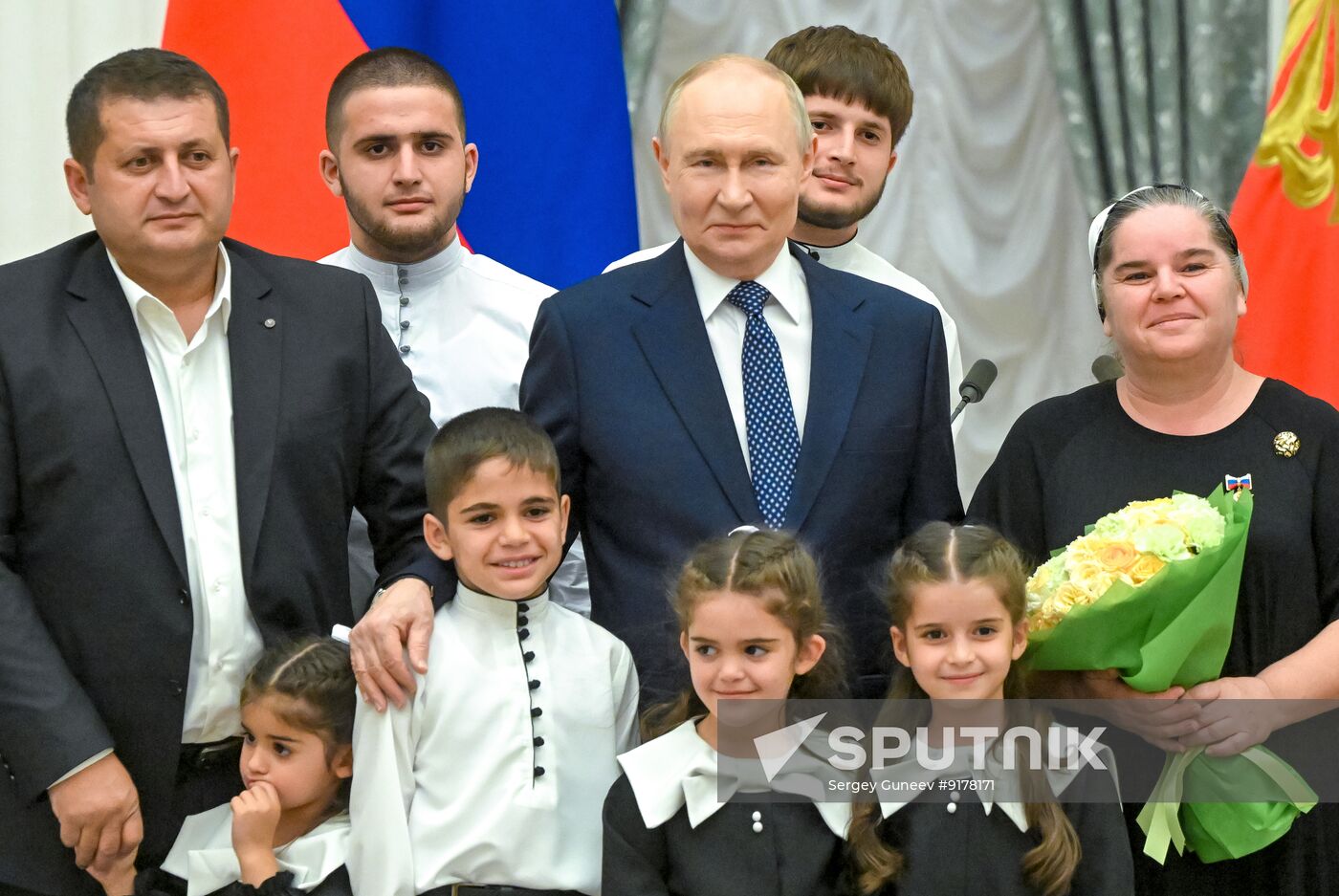 Russia Putin Large Family Parents