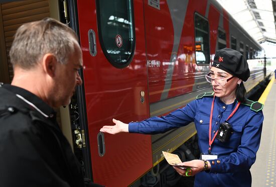 Russia Tourism Steam Train