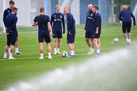 Russia Soccer Friendly Russia Training