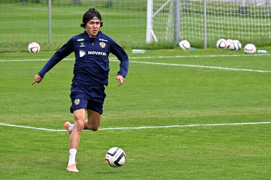 Russia Soccer Friendly Russia Training