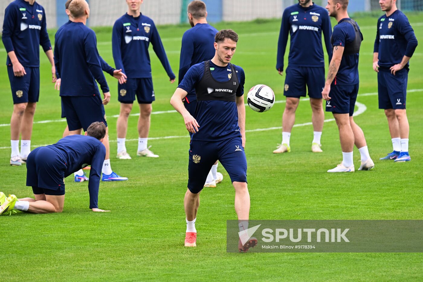 Russia Soccer Friendly Russia Training