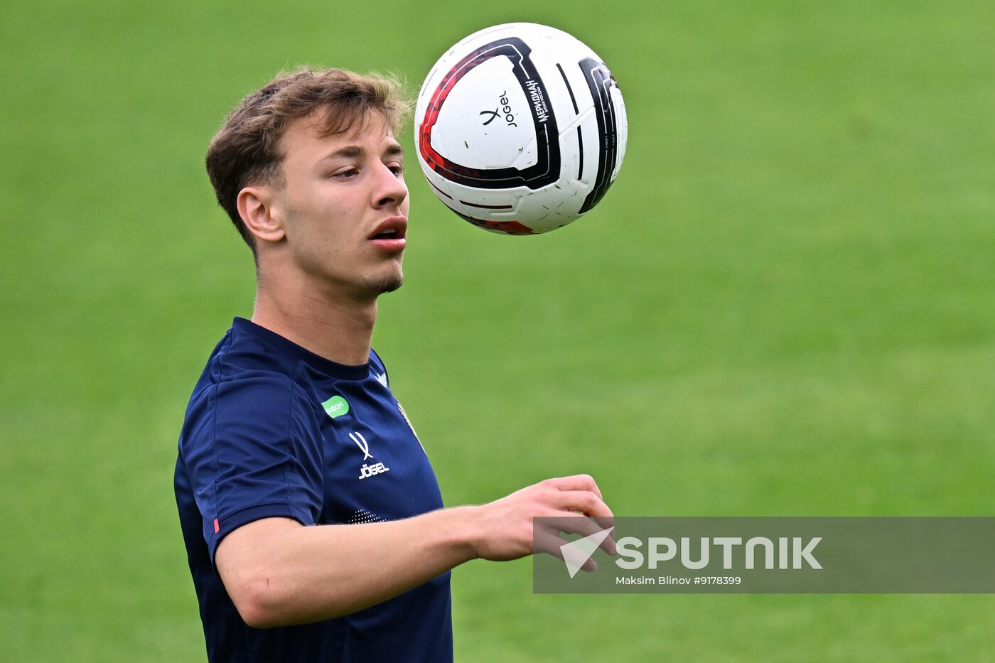 Russia Soccer Friendly Russia Training