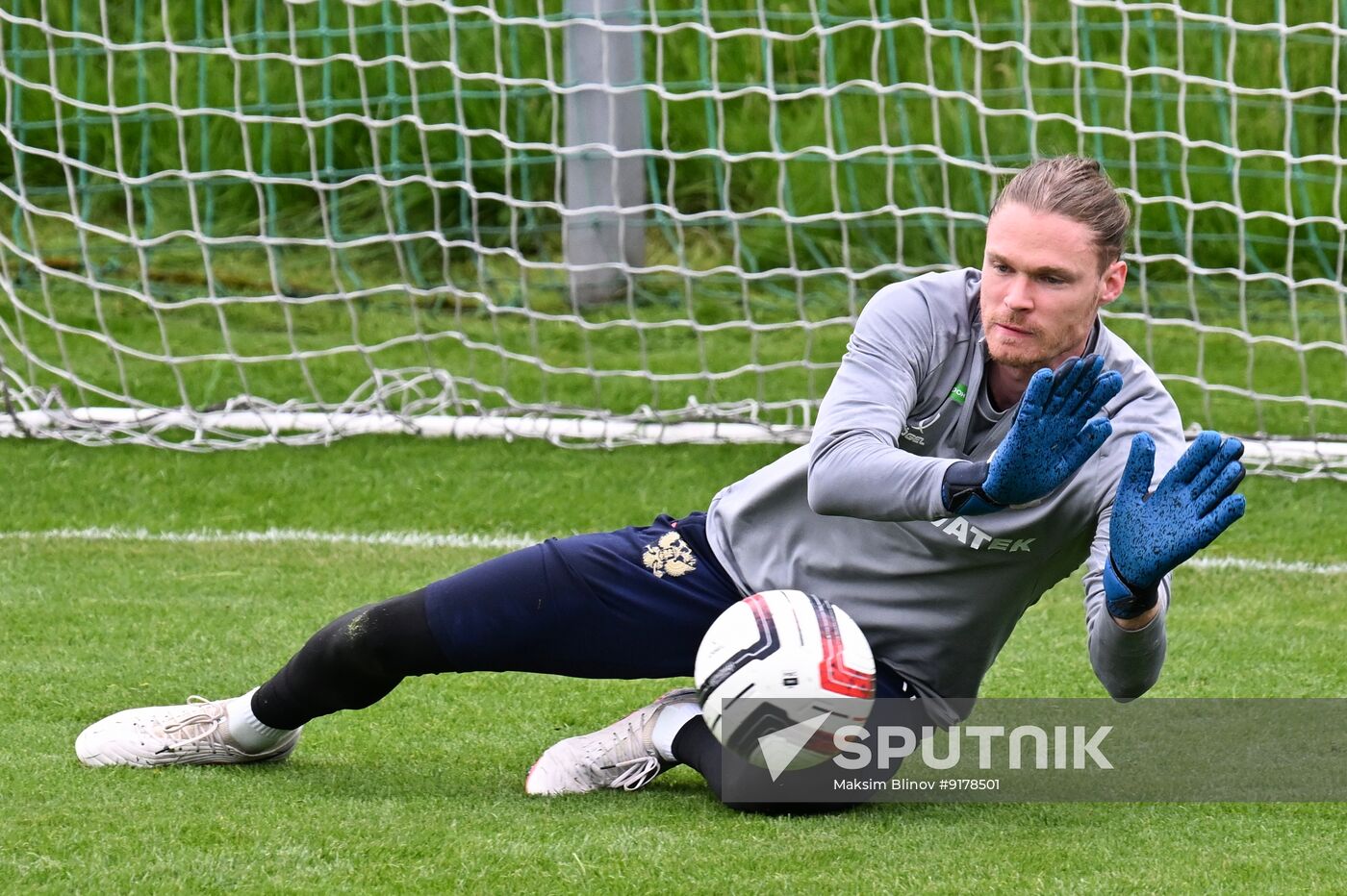 Russia Soccer Friendly Russia Training