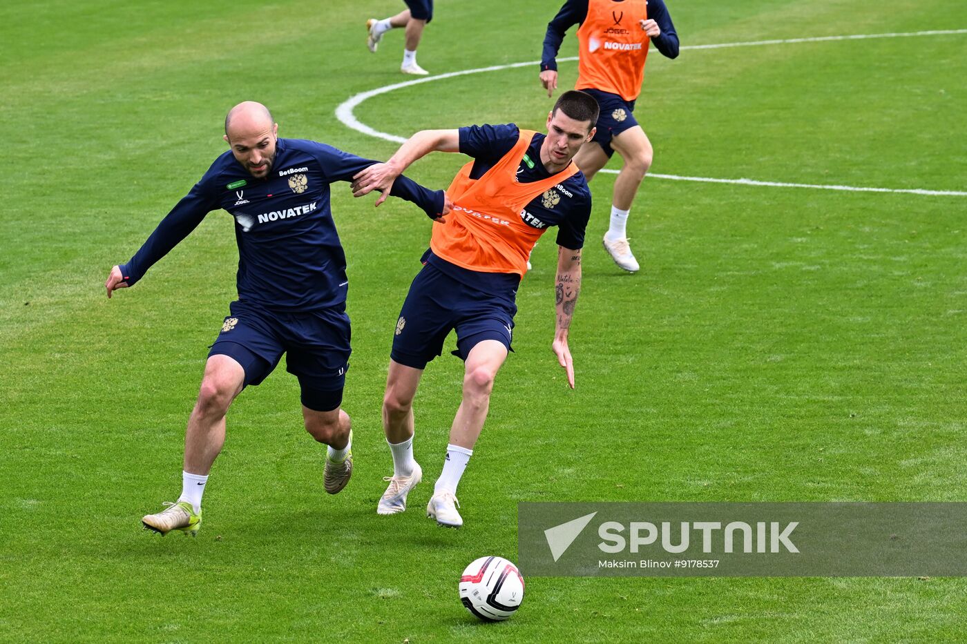 Russia Soccer Friendly Russia Training