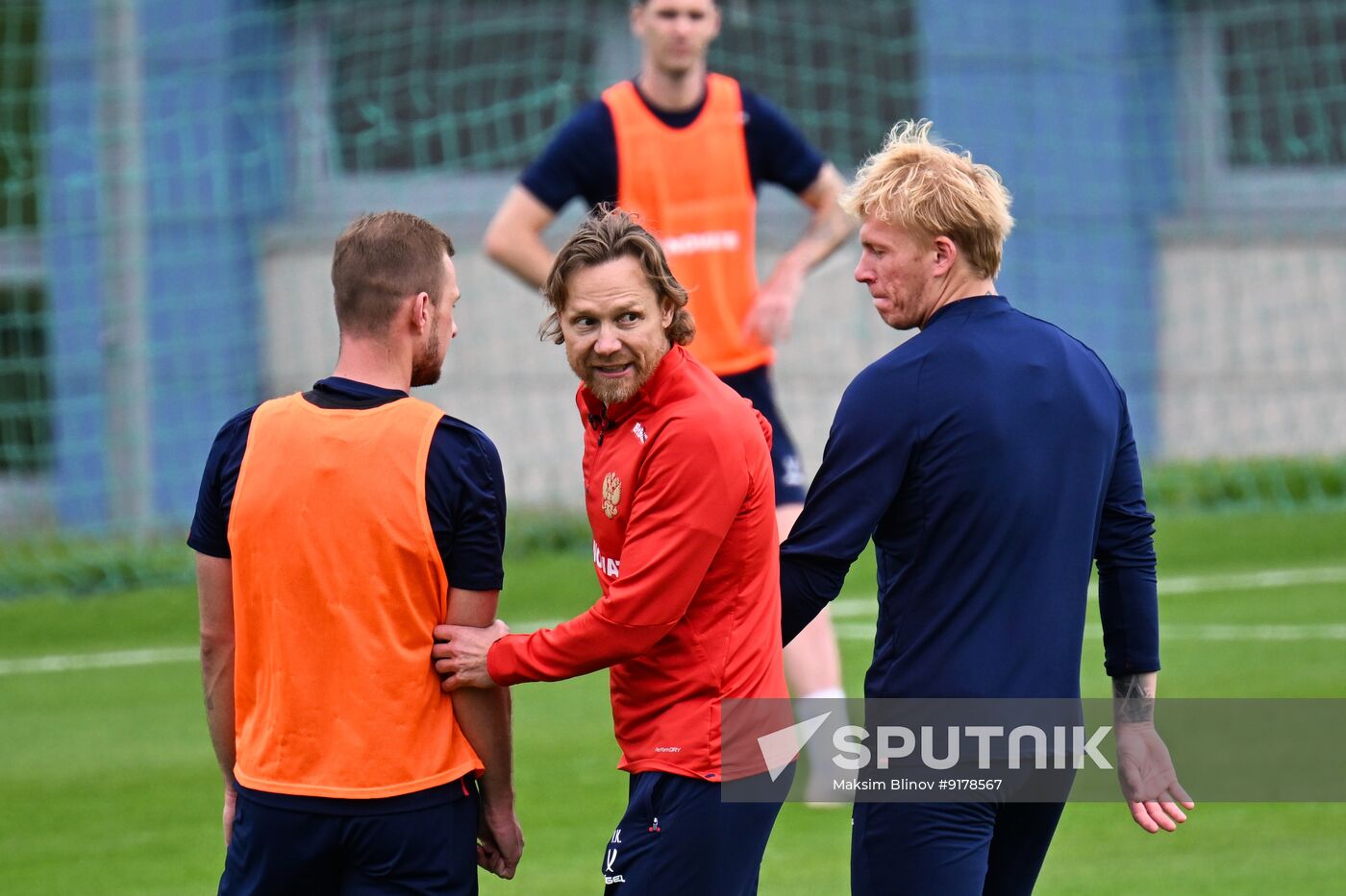 Russia Soccer Friendly Russia Training