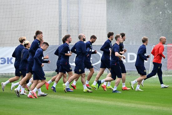 Russia Soccer Friendly Russia Training