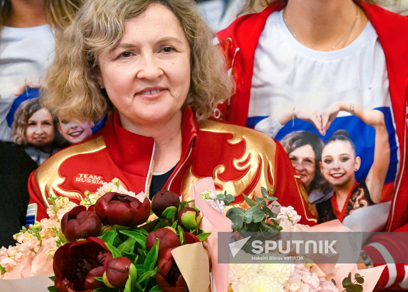 Russia Rhythmic Gymnastics European Championships Team Arrival
