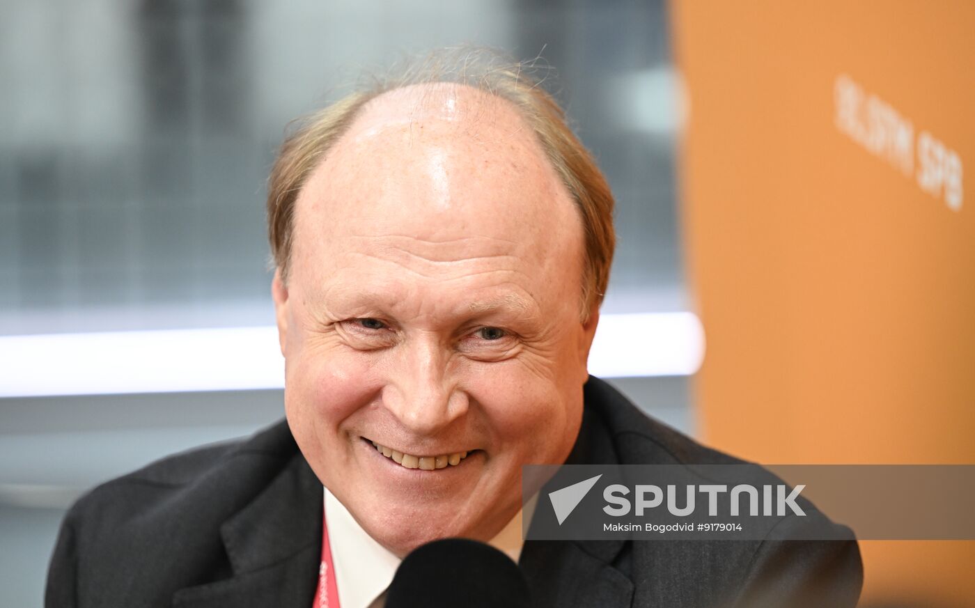 SPIEF-2026. RIA Novosti stand and Sputnik Radio studio