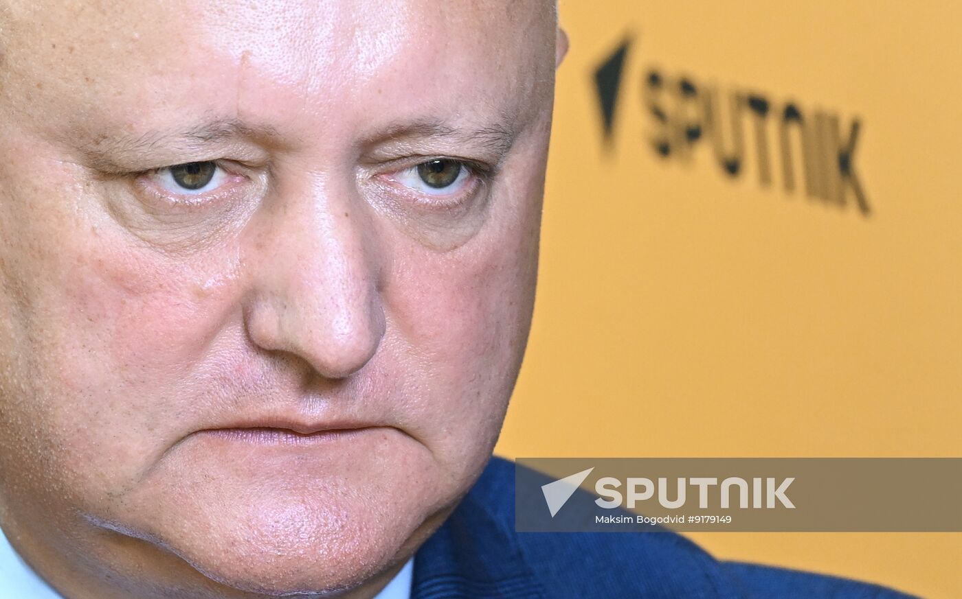 SPIEF-2026. RIA Novosti stand and Sputnik Radio studio