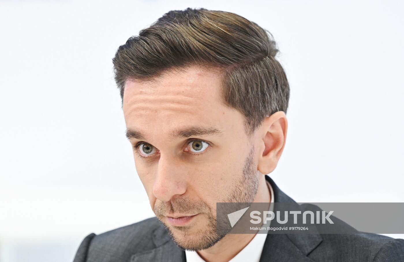 SPIEF-2026. RIA Novosti stand and Sputnik Radio studio