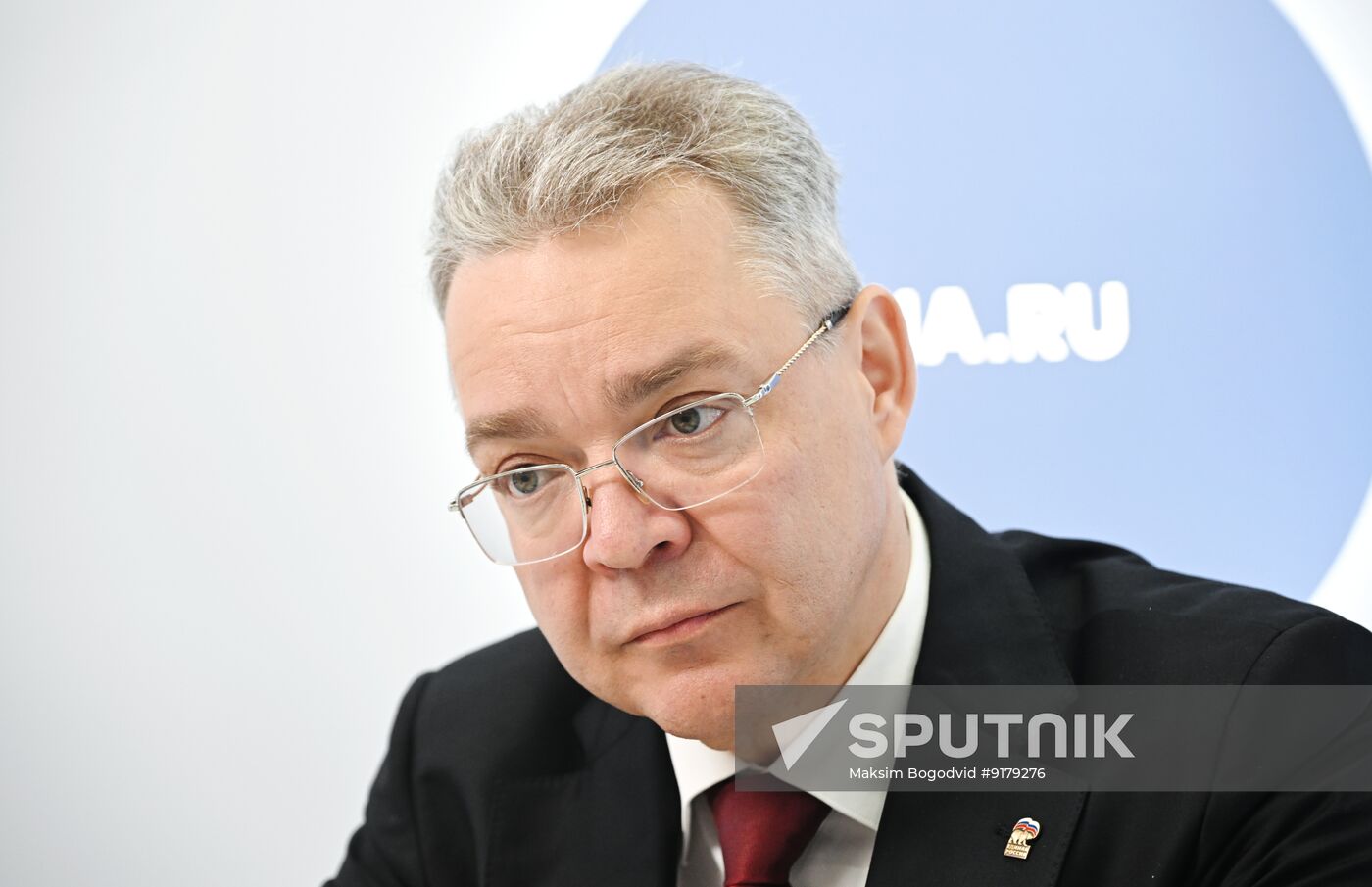 SPIEF-2026. RIA Novosti stand and Sputnik Radio studio