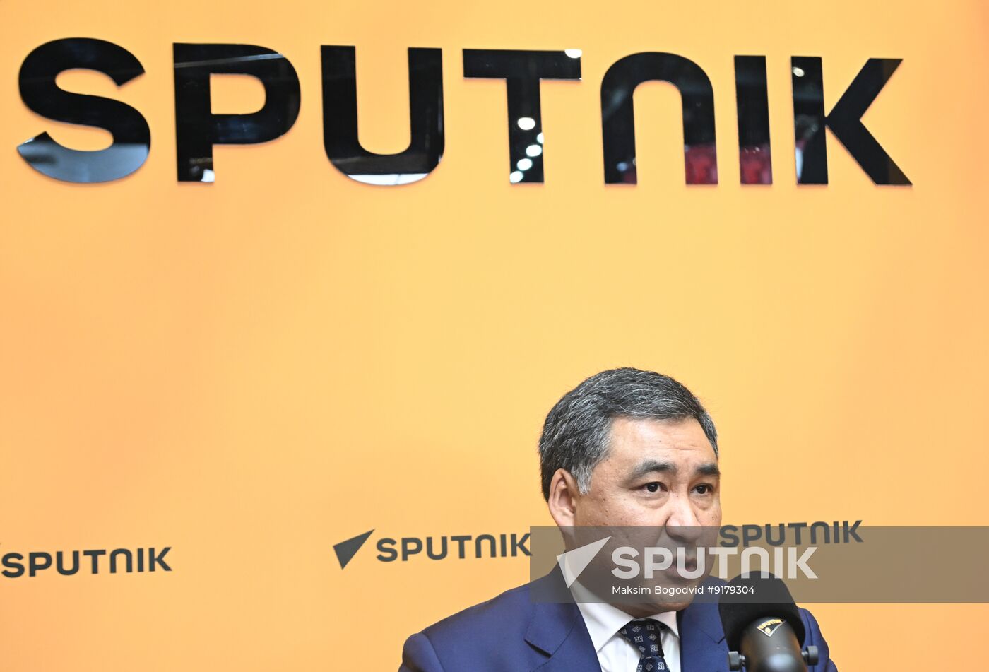 SPIEF-2026. RIA Novosti stand and Sputnik Radio studio