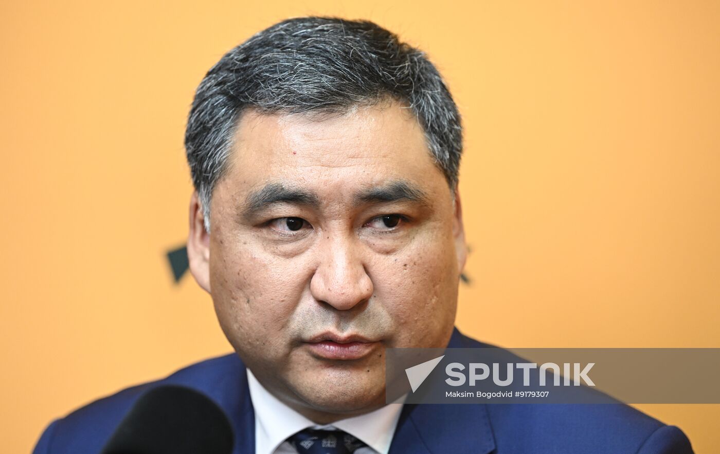 SPIEF-2026. RIA Novosti stand and Sputnik Radio studio
