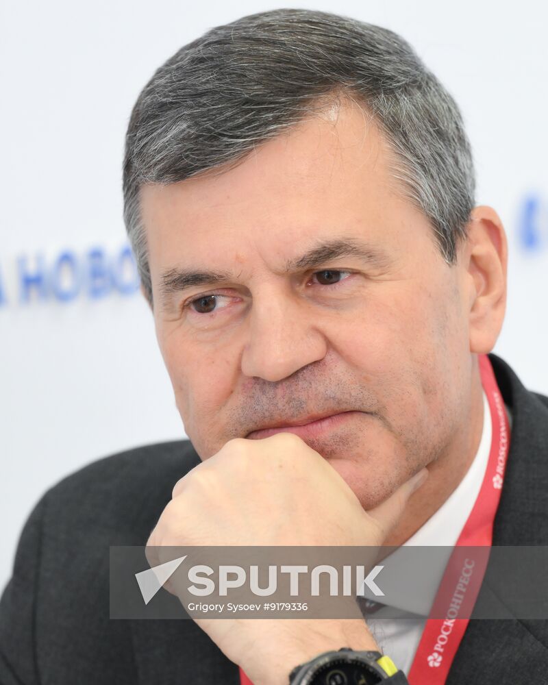 SPIEF-2026. RIA Novosti stand and Sputnik Radio studio
