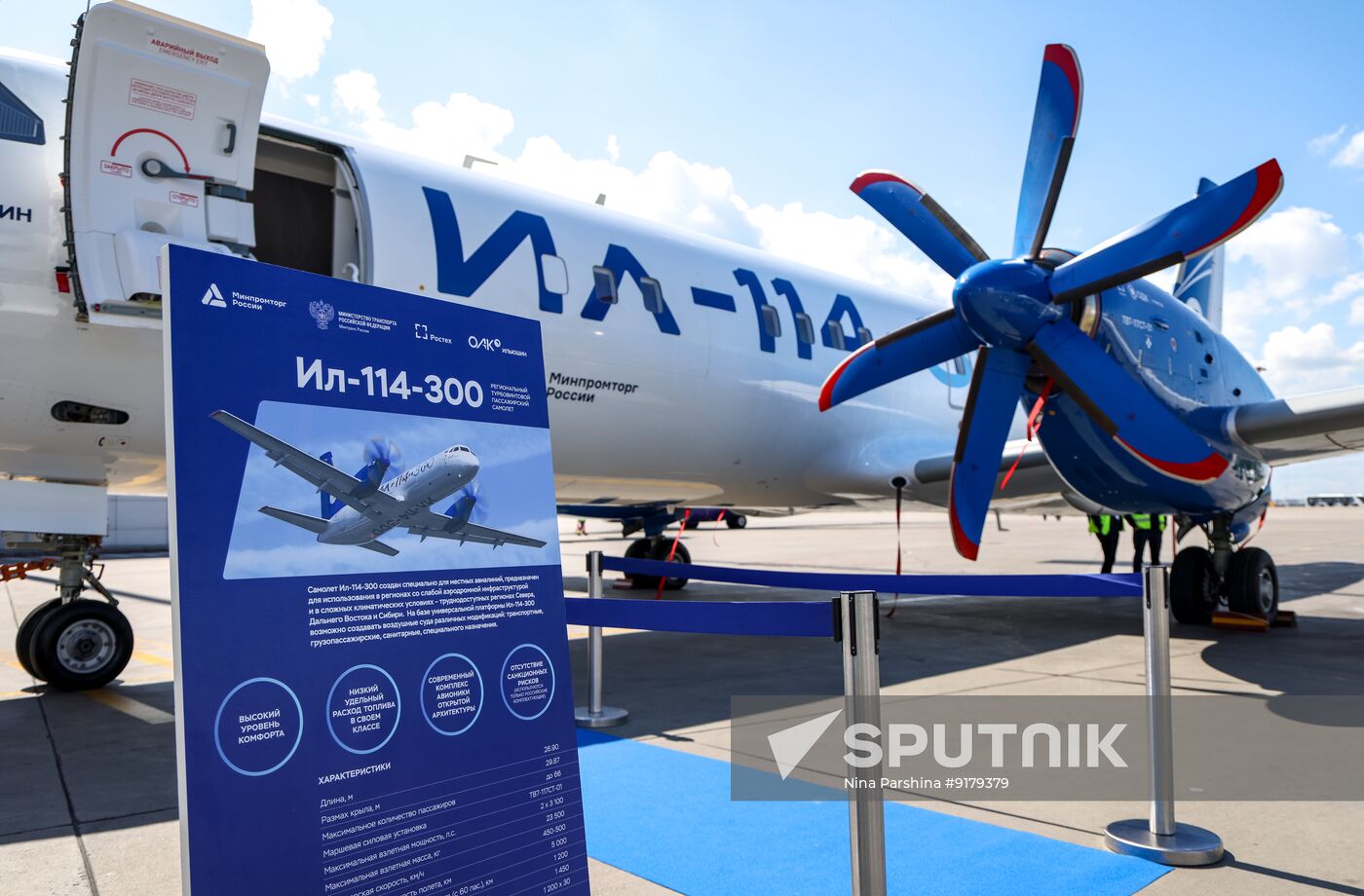 Russia New Il-114 Turboprop Aircraft