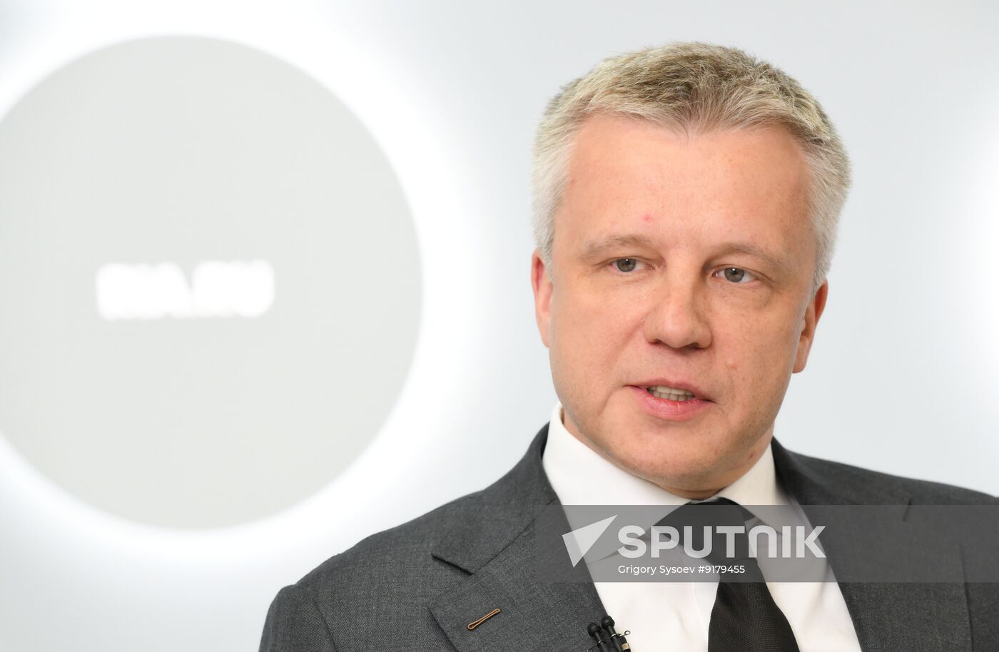 SPIEF-2026. RIA Novosti stand and Sputnik Radio studio