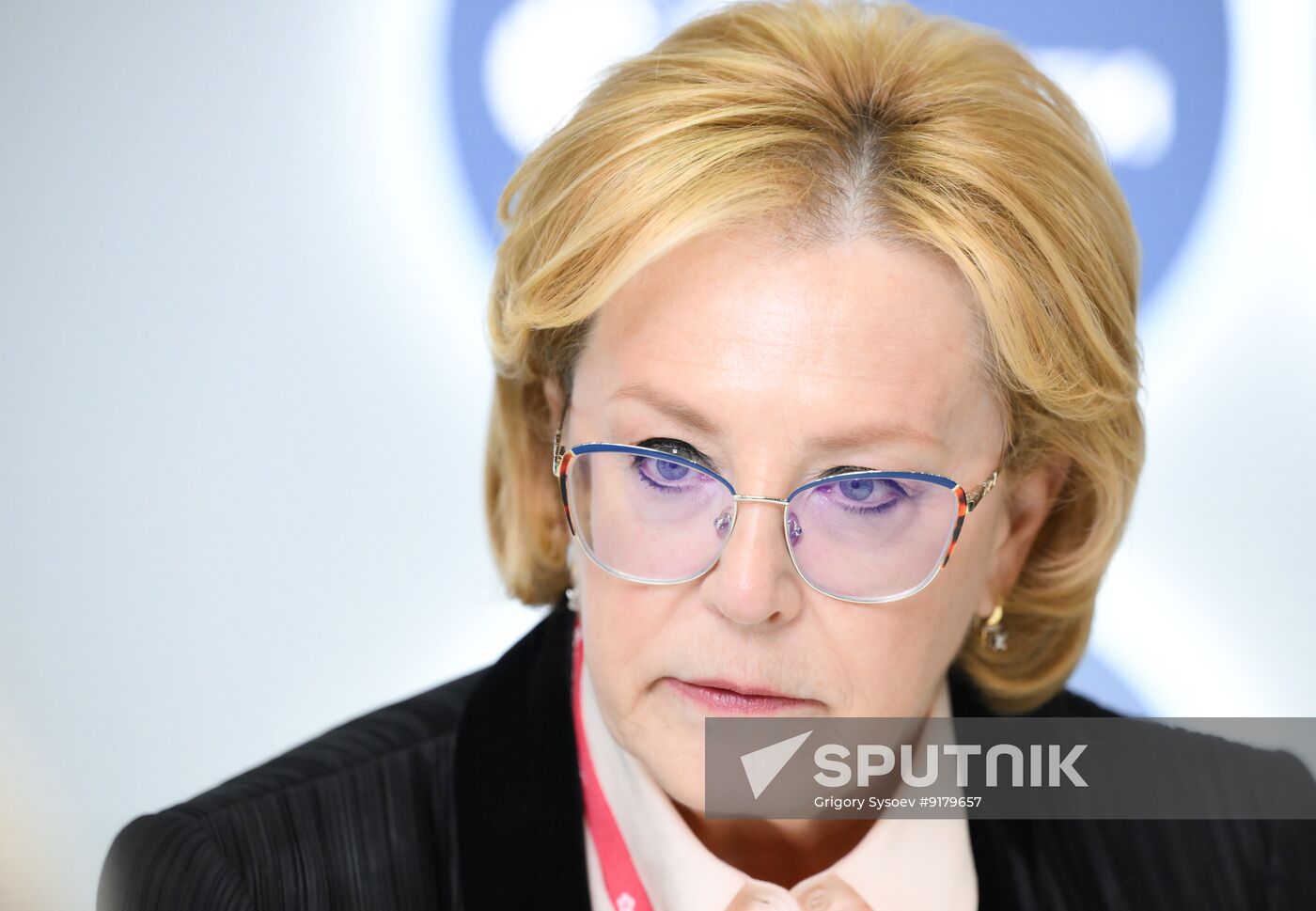 SPIEF-2026. RIA Novosti stand and Sputnik Radio studio