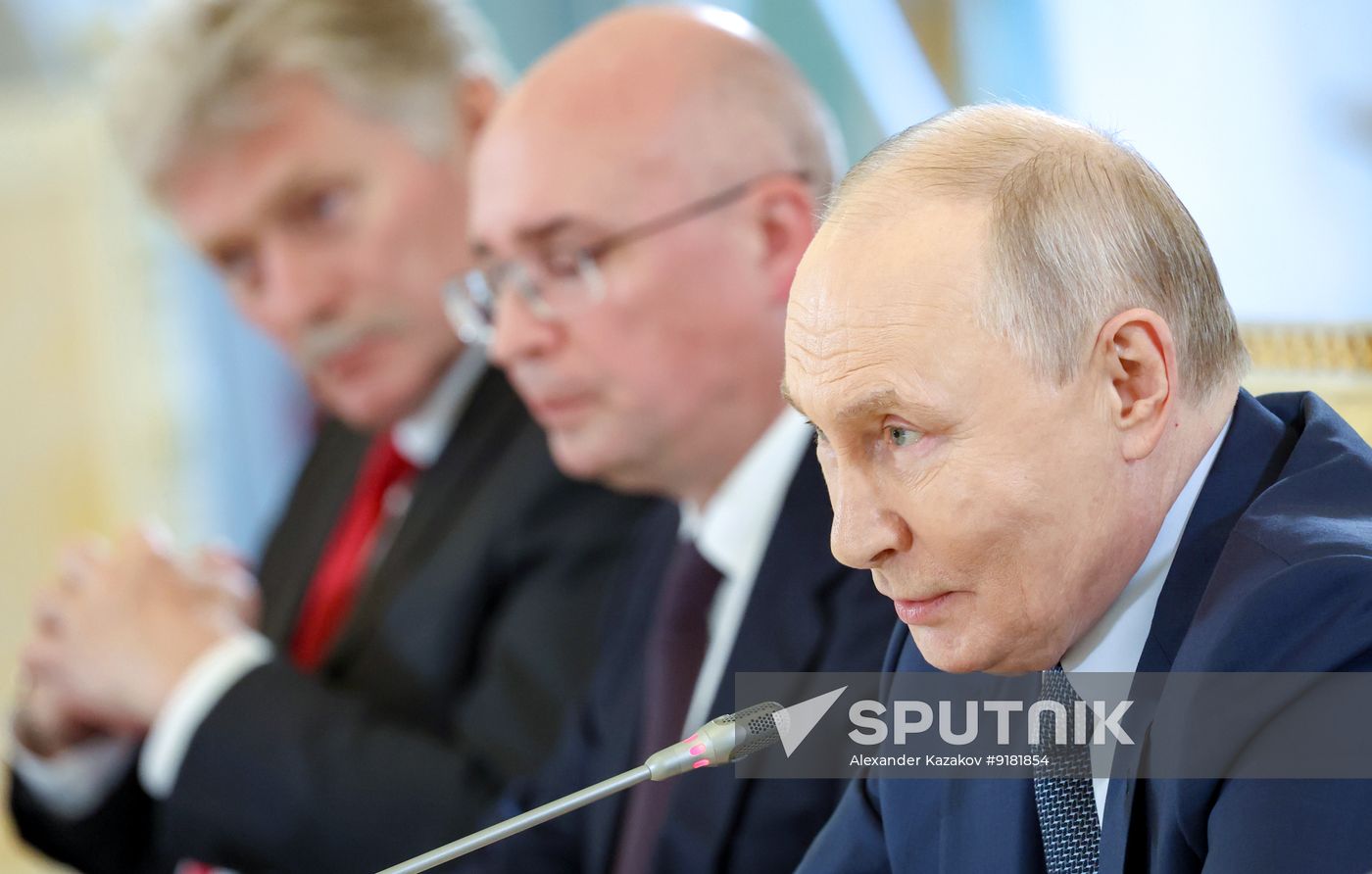 Russia Putin International News Agencies Heads