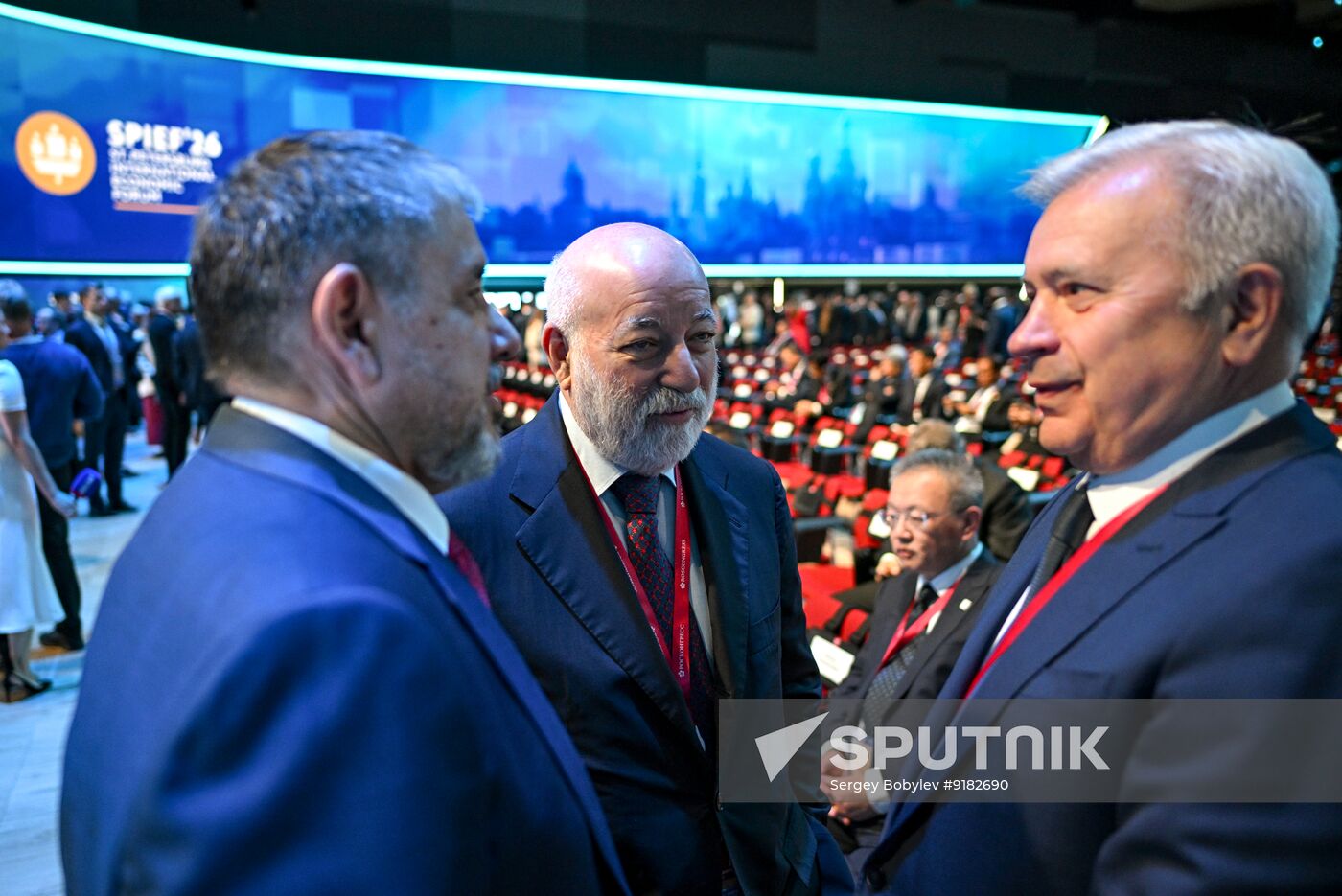SPIEF-2026. Plenary Session. Guest Arrival