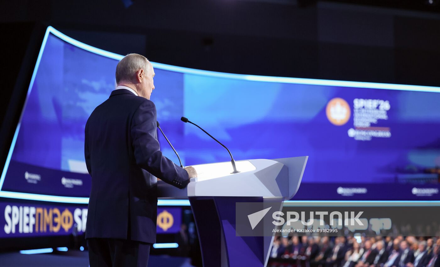 SPIEF-2026. Plenary Session