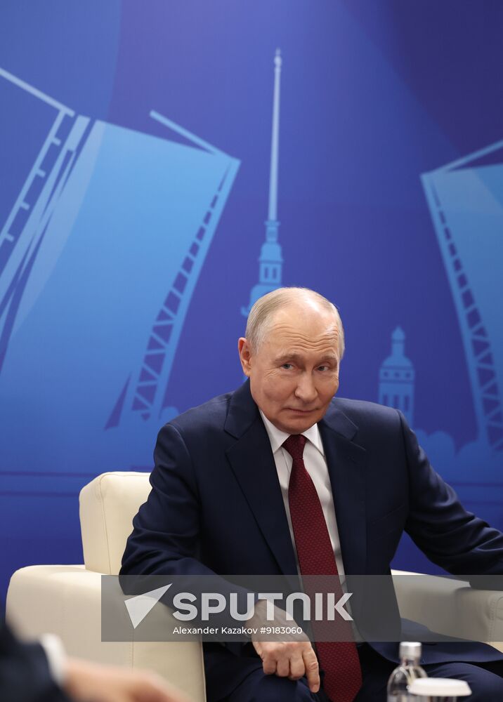 SPIEF-2026. Plenary Session Sidelines
