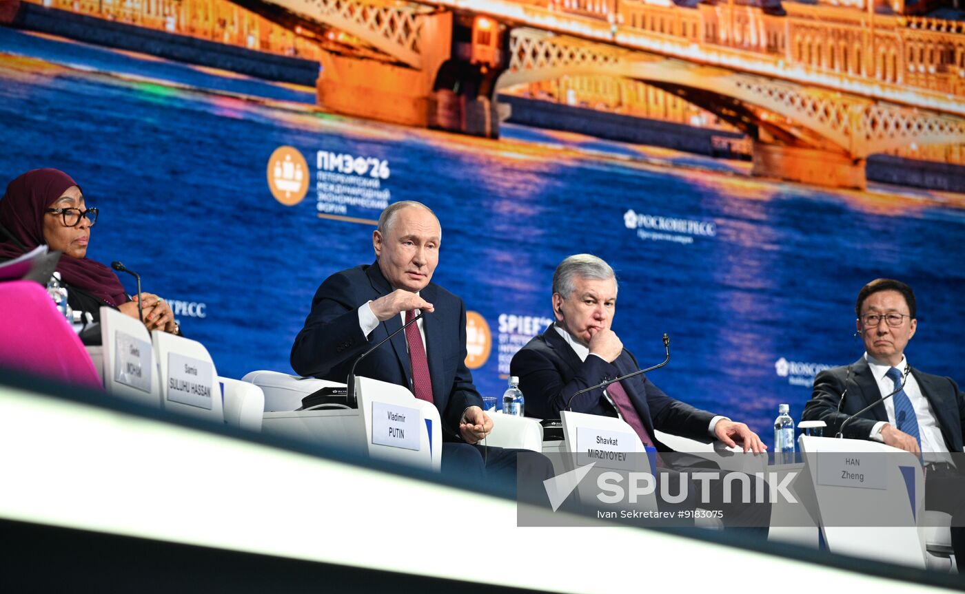 SPIEF-2026. Plenary Session