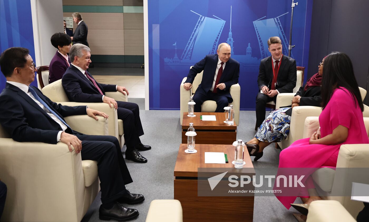 SPIEF-2026. Plenary Session Sidelines