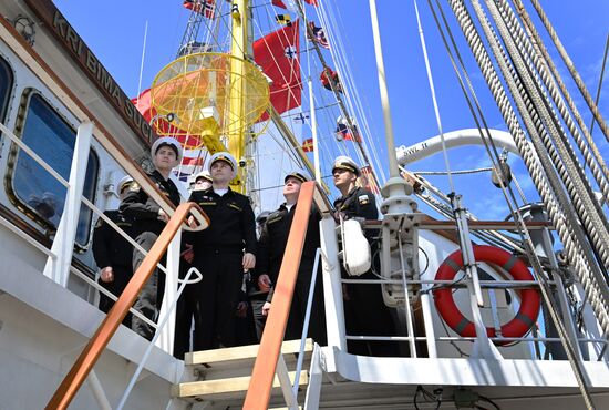 Russia Indonesia Navy Training Ship