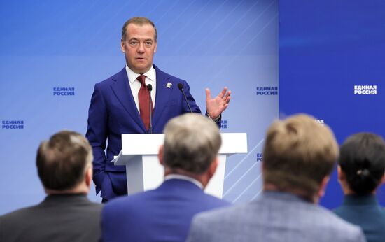 Russia Medvedev UR Party Expert Council