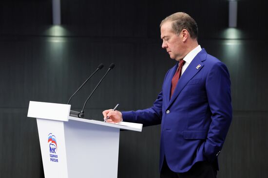 Russia Medvedev UR Party Expert Council